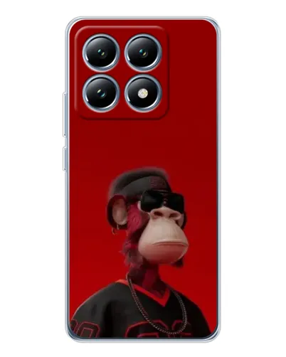 Чехол для Xiaomi 14T с картинкой «Bored Ape в красном» Чехол для Xiaomi 14T с картинкой «Bored Ape в красном»
