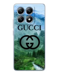 Чохол для Xiaomi 14T з картинкою «Gucci — гірський пейзаж» Чохол для Xiaomi 14T з картинкою «Gucci — гірський пейзаж»