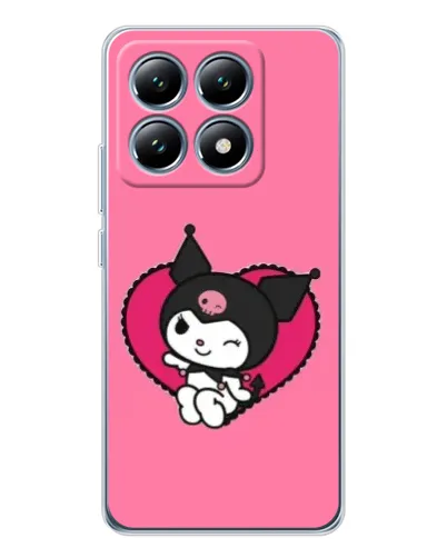 Чохол для Xiaomi 14T з картинкою «Kuromi — любов у серці»