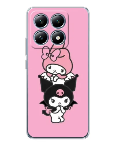 Чохол для Xiaomi 14T з картинкою «My Melody та Kuromi»