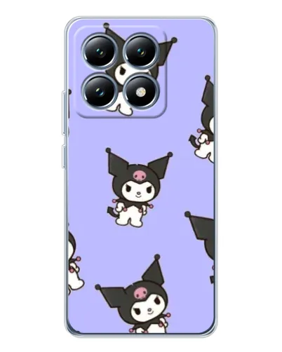 Чохол для Xiaomi 14T з картинкою «Паттерн з Kuromi»