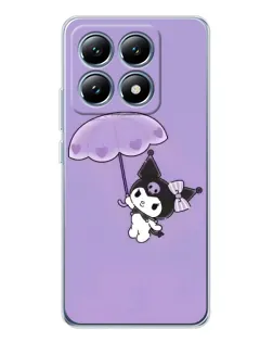 Чохол для Xiaomi 14T з картинкою «Kuromi з парасолькою»
