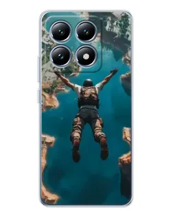 Чохол для Xiaomi 14T з картинкою «PUBG — вільне падіння»