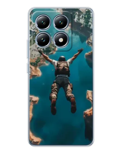 Чохол для Xiaomi 14T з картинкою «PUBG — вільне падіння»