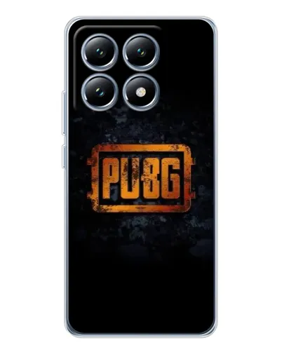 Чохол для Xiaomi 14T з картинкою «PUBG — золотий логотип»