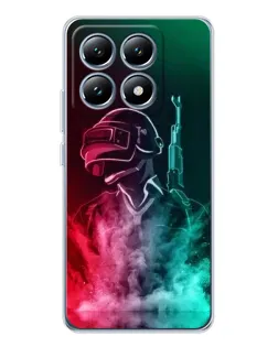 Чохол для Xiaomi 14T з картинкою «PUBG — вогняний воїн»
