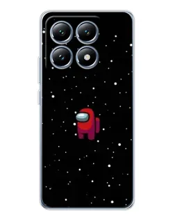 Чехол для Xiaomi 14T с картинкой «Красный Among Us»