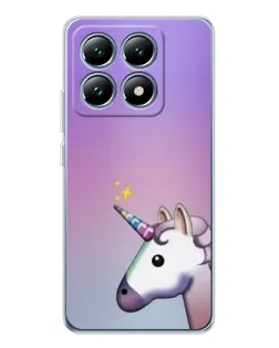 Чехол для Xiaomi 14T с картинкой «Единорог градиент»