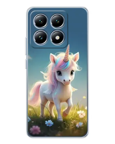 Чехол для Xiaomi 14T с картинкой «Единорог на поляне» Чехол для Xiaomi 14T с картинкой «Единорог на поляне»