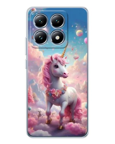 Чехол для Xiaomi 14T с картинкой «Единорог среди облаков» Чехол для Xiaomi 14T с картинкой «Единорог среди облаков»
