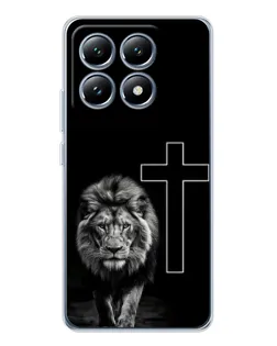 Чохол для Xiaomi 14T з картинкою «Лев та Хрест»
