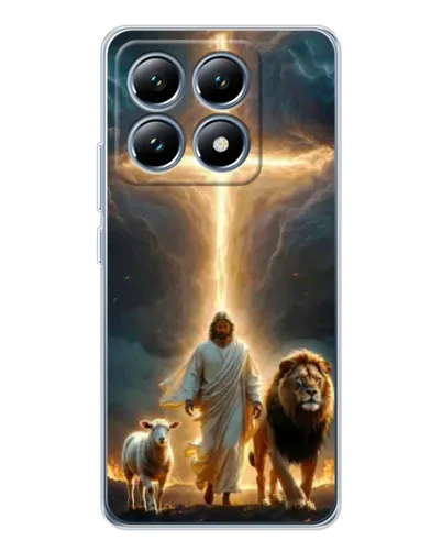 Чехол для Xiaomi 14T с картинкой «Лев Иуды и Свет»