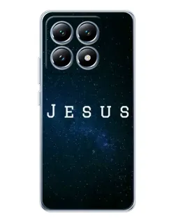 Чехол для Xiaomi 14T с картинкой «Звездное небо Jesus»
