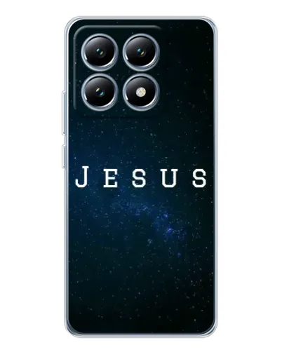 Чехол для Xiaomi 14T с картинкой «Звездное небо Jesus»