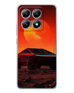 Чохол для Xiaomi 14T з картинкою «Cybertruck на Марсі»