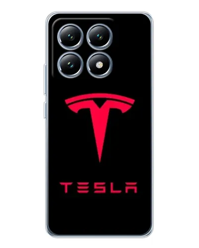 Чехол для Xiaomi 14T с картинкой «Tesla Red Logo» Чехол для Xiaomi 14T с картинкой «Tesla Red Logo»