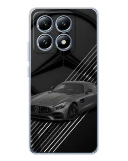 Чехол для Xiaomi 14T с картинкой «Mercedes AMG — графика»