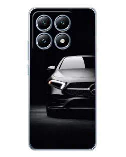 Чехол для Xiaomi 14T с картинкой «Свет фар Mercedes»