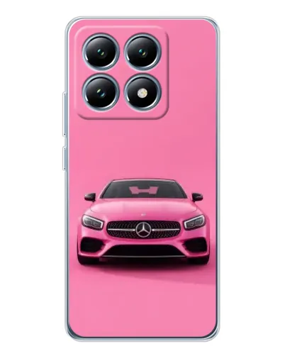 Чехол для Xiaomi 14T с картинкой «Розовый Mercedes AMG» Чехол для Xiaomi 14T с картинкой «Розовый Mercedes AMG»