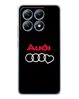 Чохол для Xiaomi 14T з картинкою «Логотип Audi Heart» Чохол для Xiaomi 14T з картинкою «Логотип Audi Heart»