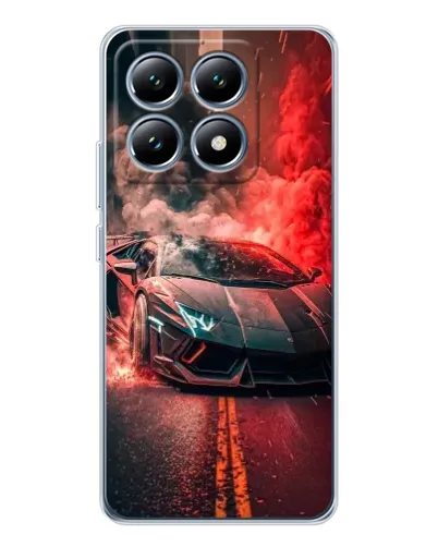 Чехол для Xiaomi 14T с картинкой «Lamborghini красный дым» Чехол для Xiaomi 14T с картинкой «Lamborghini красный дым»