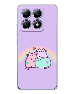 Чохол для Xiaomi 14T з картинкою «Веселкові Пушини»