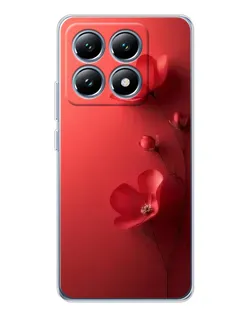 Чохол для Xiaomi 14T з картинкою «Макові суцвіття»