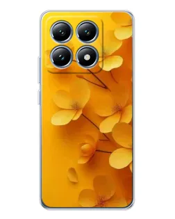 Чохол для Xiaomi 14T з картинкою «Золоті пелюстки»