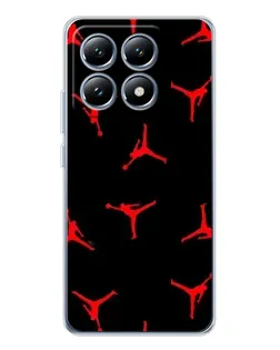 Чехол для Xiaomi 15 Pro с картинкой «Jordan Red Pattern» Чехол для Xiaomi 15 Pro с картинкой «Jordan Red Pattern»