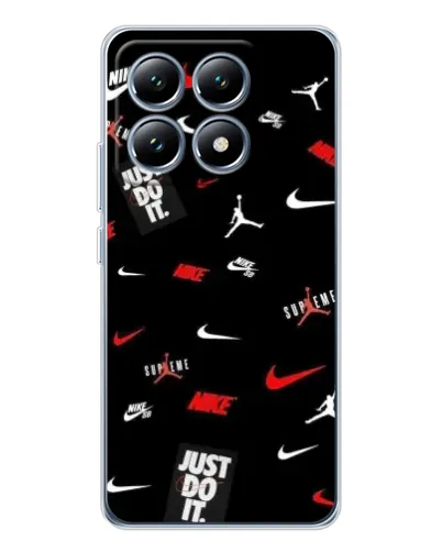 Чехол для Xiaomi 15 Pro с картинкой «Nike Mix Pattern»