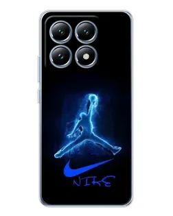 Чехол для Xiaomi 15 Pro с картинкой «Jordan Neon Blue» Чехол для Xiaomi 15 Pro с картинкой «Jordan Neon Blue»