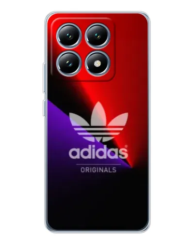 Чехол для Xiaomi 15 Pro с картинкой «Adidas Red Neon»