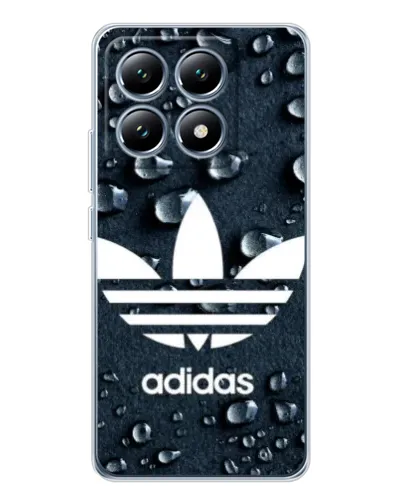 Чехол для Xiaomi 15 Pro с картинкой «Adidas Trefoil Blue»
