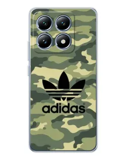 Чехол для Xiaomi 15 Pro с картинкой «Милитари стиль Adidas»