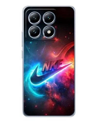 Чехол для Xiaomi 15 Pro с картинкой «Огненный логотип Nike»