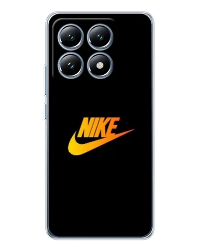 Чехол для Xiaomi 15 Pro с картинкой «Золотой логотип Nike»