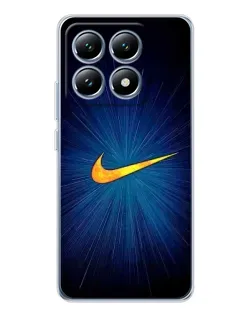 Чехол для Xiaomi 15 Pro с картинкой «Синий пульс Nike» Чехол для Xiaomi 15 Pro с картинкой «Синий пульс Nike»