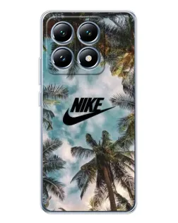 Чехол для Xiaomi 15 Pro с картинкой «Тропический принт Nike» Чехол для Xiaomi 15 Pro с картинкой «Тропический принт Nike»