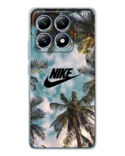 Чехол для Xiaomi 15 Pro с картинкой «Тропический принт Nike» Чехол для Xiaomi 15 Pro с картинкой «Тропический принт Nike»