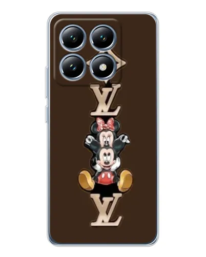 Чехол для Xiaomi 15 Pro с картинкой «LV и Микки Маус»