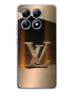 Чехол для Xiaomi 15 Pro с картинкой «LV — золотое сияние» Чехол для Xiaomi 15 Pro с картинкой «LV — золотое сияние»