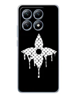 Чехол для Xiaomi 15 Pro с картинкой «Цветочная монограмма»