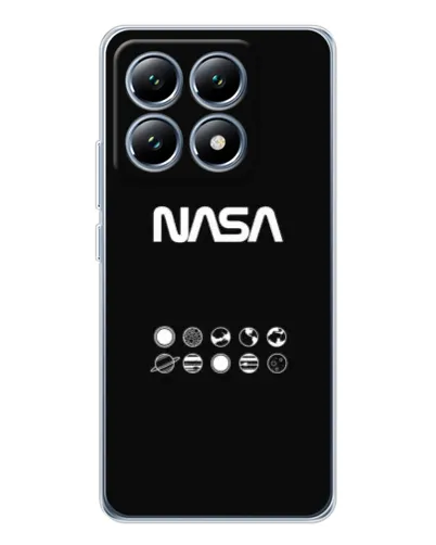 Чехол для Xiaomi 15 Pro с картинкой «NASA — технический принт»