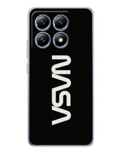 Чехол для Xiaomi 15 Pro с картинкой «NASA — вертикальный логотип» Чехол для Xiaomi 15 Pro с картинкой «NASA — вертикальный логотип»