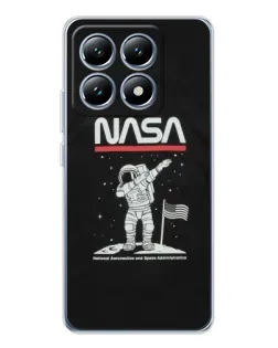 Чехол для Xiaomi 15 Pro с картинкой «NASA — шагаем по Луне» Чехол для Xiaomi 15 Pro с картинкой «NASA — шагаем по Луне»