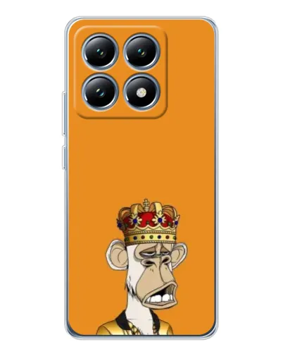 Чехол для Xiaomi 15 Pro с картинкой «Золотая обезьяна Bored Ape» Чехол для Xiaomi 15 Pro с картинкой «Золотая обезьяна Bored Ape»