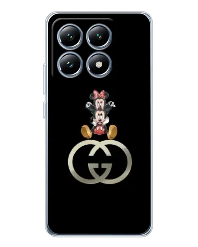 Чехол для Xiaomi 15 Pro с картинкой «Минни Маус на лого» Чехол для Xiaomi 15 Pro с картинкой «Минни Маус на лого»