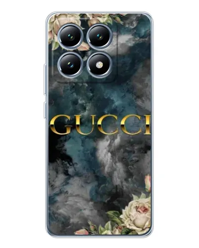 Чехол для Xiaomi 15 Pro с картинкой «Абстрактные цветы Gucci» Чехол для Xiaomi 15 Pro с картинкой «Абстрактные цветы Gucci»