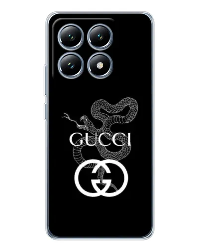 Чехол для Xiaomi 15 Pro с картинкой «Gucci — серебряная змея» Чехол для Xiaomi 15 Pro с картинкой «Gucci — серебряная змея»