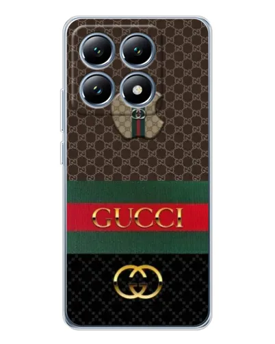 Чехол для Xiaomi 15 Pro с картинкой «Gucci — брендированный десерт» Чехол для Xiaomi 15 Pro с картинкой «Gucci — брендированный десерт»